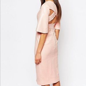 The 8th Sign pink sequin dress uk size 12 midi Us8